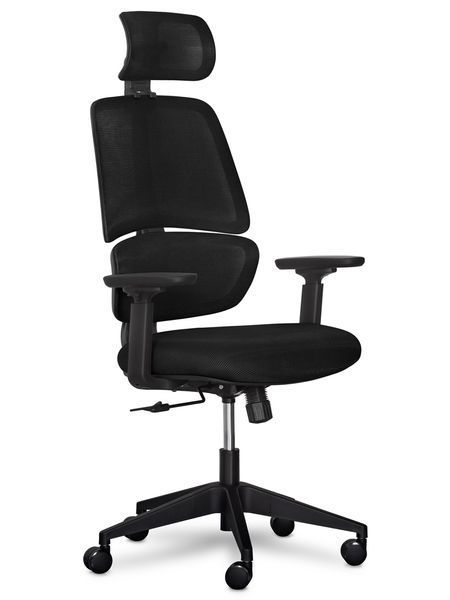 Крісло Mealux Leo Air Black Сітка Чорна 600120 Y-543 KB фото