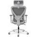 Крісло Mealux Q1 Air Fabric Grey Сітка-Тканина Сіра 600105 HF-Q1 F/G фото 9