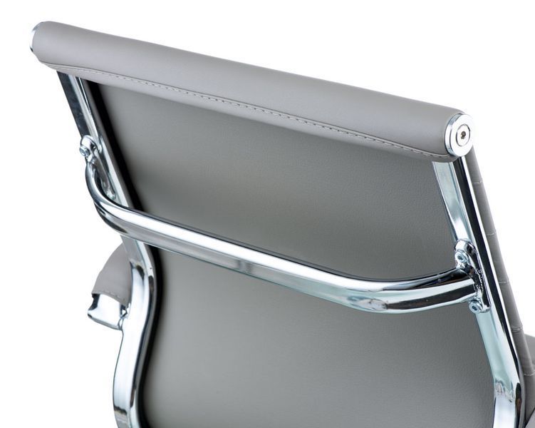 Крісло Solano 5 (Солано 5) Black Екошкіра Сіра 400130 фото