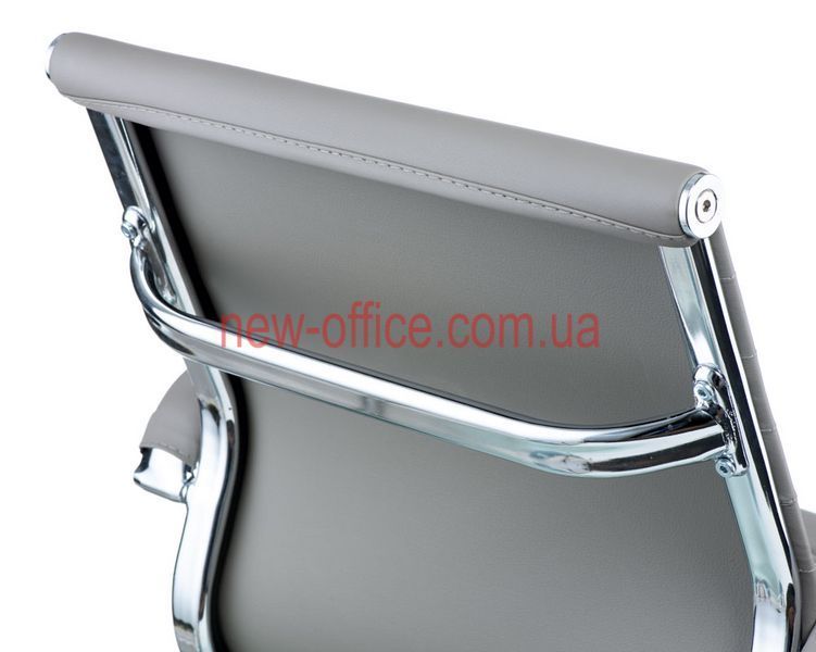 Крісло Solano 5 (Солано 5) Black Екошкіра Сіра 400130 фото