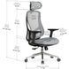 Крісло Mealux Flow Fabric Grey (HF-B30 F/G) Сітка-Тканина Сіра 600207 фото 3