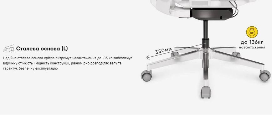 Крісло Mealux S202 Air Grey Сітка Сіра 600126 HF-S202 M/G  фото