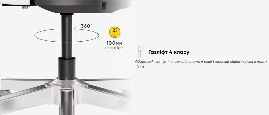 Крісло Mealux S202 Air Grey Сітка Сіра 600126 HF-S202 M/G  фото