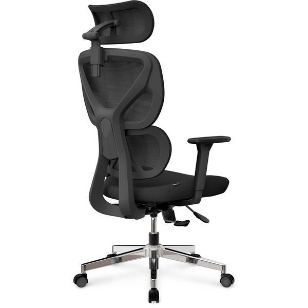Крісло Mealux D1 Air Fabric Black Сітка-Тканина Чорна 600108 HF-D1 F/B фото Крісло Mealux D1 Air Fabric Black Сітка-Тканина Чорна 600108 HF-D1 F/B фото
