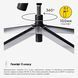 Крісло Mealux D1 Air Fabric Black Сітка-Тканина Чорна 600108 HF-D1 F/B фото 23