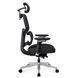 Крісло Mealux D2 Air Fabric Black Сітка-Тканина Чорна 600117 HF-D2 F/B фото 11