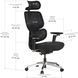 Крісло Mealux D2 Air Fabric Black Сітка-Тканина Чорна 600117 HF-D2 F/B фото 4