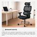 Крісло Mealux D2 Air Fabric Black Сітка-Тканина Чорна 600117 HF-D2 F/B фото 12
