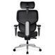 Крісло Mealux D2 Air Fabric Black Сітка-Тканина Чорна 600117 HF-D2 F/B фото 9