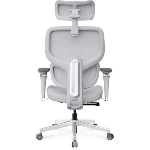 Крісло Mealux D2 Air Fabric Grey Сітка-Тканина Сіра 600118 HF-D2 F/G фото