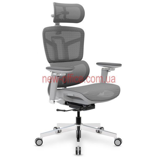 Крісло Mealux S4 Air Gray Сітка Сіра 600130 HF-S4 M/G  фото
