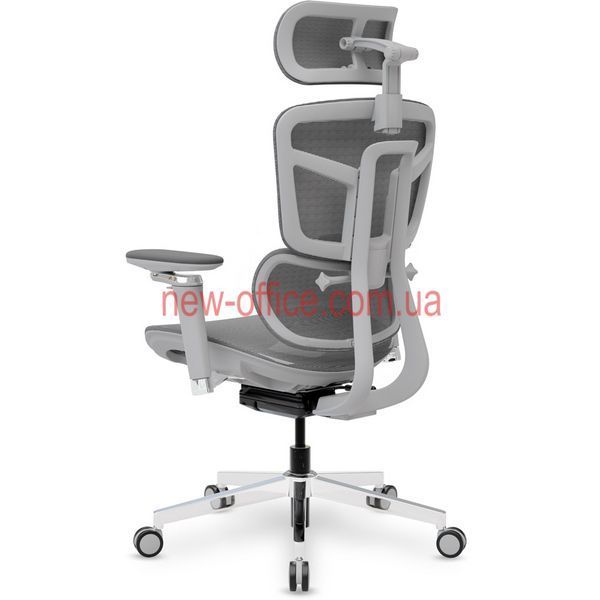 Крісло Mealux S4 Air Gray Сітка Сіра 600130 HF-S4 M/G  фото