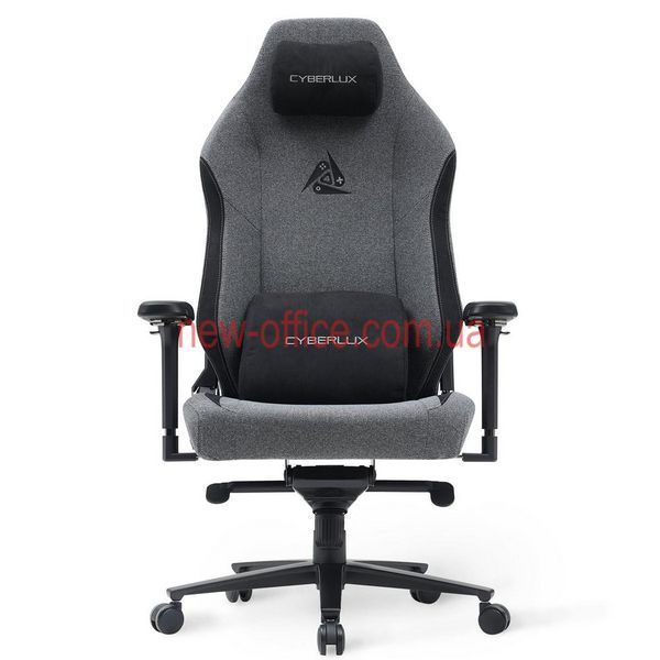Крісло Cyberlux Ares Grey Тканина Сіра 600140 GM-405 G фото
