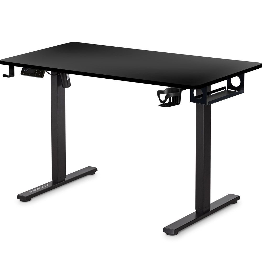 Стіл з електрорегулюванням висоти Mealux PowerDesk Lite (1200*600) Black 600200 EVO-201 Lite B/B фото