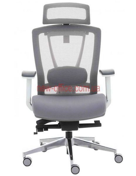 Крісло Ergo Chair 2 Grey Сітка-Тканина Сіра 100021 фото