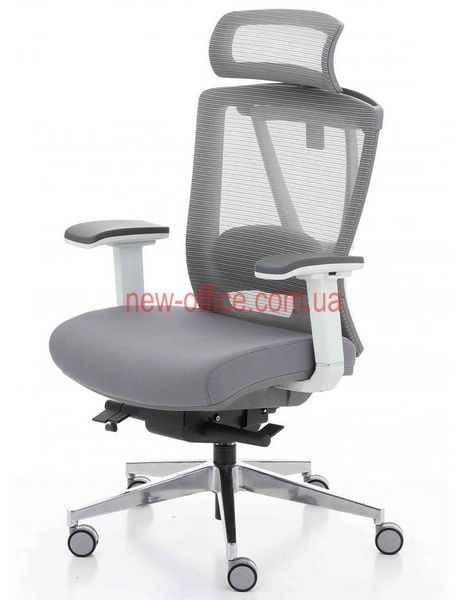 Крісло Ergo Chair 2 Grey Сітка-Тканина Сіра 100021 фото