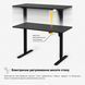 Стіл з електрорегулюванням висоти Mealux PowerDesk Lite (1200*600) Black 600200 EVO-201 Lite B/B фото 6