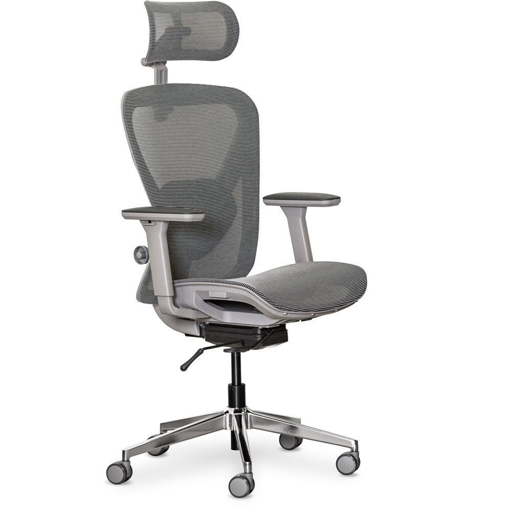 Крісло Mealux Q1 Air Grey Сітка Сіра 600107 HF-Q1 M/G фото