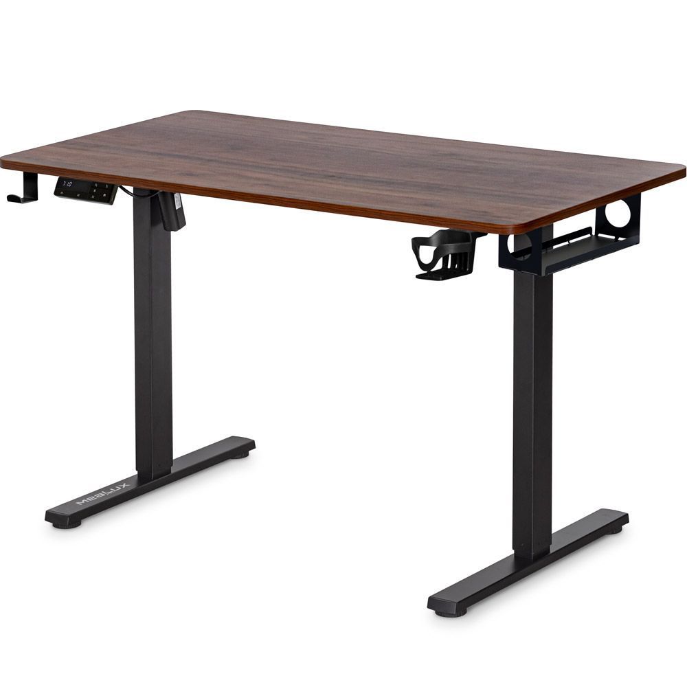 Стіл з електро регулюванням висоти Mealux PowerDesk Lite (1200*600) Walnut 600200 EVO-201 Lite Walnut/B фото