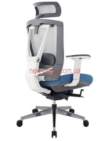 Крісло Ergo Chair 2 Blue Сітка-Тканина Блакитна 100023 фото