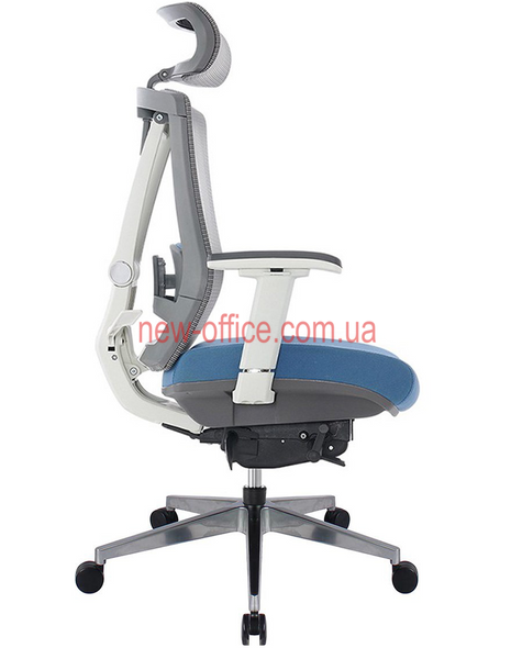 Крісло Ergo Chair 2 Blue Сітка-Тканина Блакитна 100023 фото
