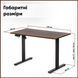 Стіл з електро регулюванням висоти Mealux PowerDesk Lite (1200*600) Walnut 600200 EVO-201 Lite Walnut/B фото 4