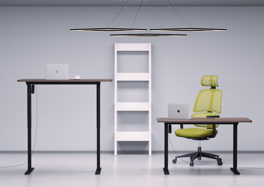 Стіл з електро регулюванням висоти Mealux PowerDesk Lite (1200*600) Walnut 600200 EVO-201 Lite Walnut/B фото Стіл з електро регулюванням висоти Mealux PowerDesk Lite (1200*600) Walnut 600200 EVO-201 Lite Walnut/B фото