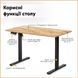 Стіл з електро регулюванням висоти Mealux PowerDesk Lite (1200*600) Mahogany 600200 EVO-201 Lite Mahogany/B фото 3