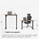 Стіл з електро регулюванням висоти Mealux PowerDesk Lite (1200*600) Mahogany 600200 EVO-201 Lite Mahogany/B фото 6