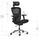 Крісло Mealux Q1 Air Black Сітка Чорна 600106 HF-Q1 M/B фото 4