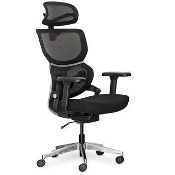 Крісло Mealux Q3 Air Fabric Black Сітка-Тканина Чорна 600116 HF-Q3 F/B фото
