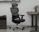 Крісло Mealux Q3 Air Fabric Black Сітка-Тканина Чорна 600116 HF-Q3 F/B фото 3