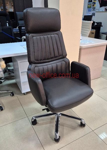 Крісло керівника VIP Cronus A1612 Шкіра Коричнева 100110 фото