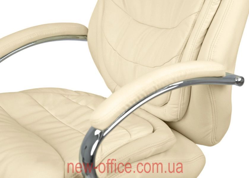 Крісло Валенсія Soft (GB-205BT) CH MB Шкіра бежева 500126 фото