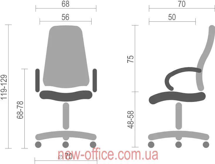 Крісло Валенсія Soft (GB-205BT) CH MB Шкіра бежева 500126 фото