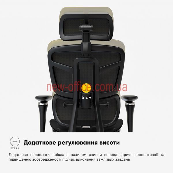 Крісло Mealux S4 Air Black Сітка Чорна 600129 HF-S4 M/B фото