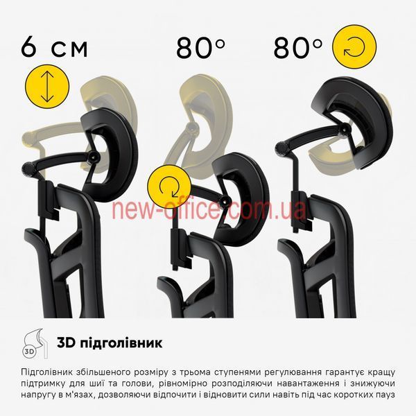 Крісло Mealux S4 Air Black Сітка Чорна 600129 HF-S4 M/B фото