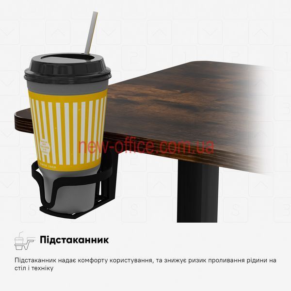 Стіл з електрорегулюванням висоти Mealux PowerDesk Energy (1200*600) Antique 600202 EVO-201 Energy A/B фото