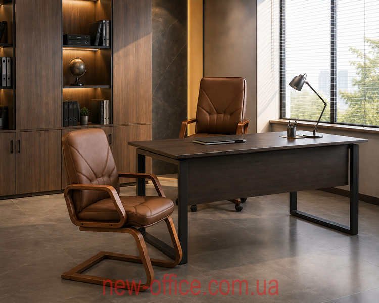 Крісло конференційне Менеджер (Manager) EXTRA CF LE-Шкіра натуральна 700202 фото