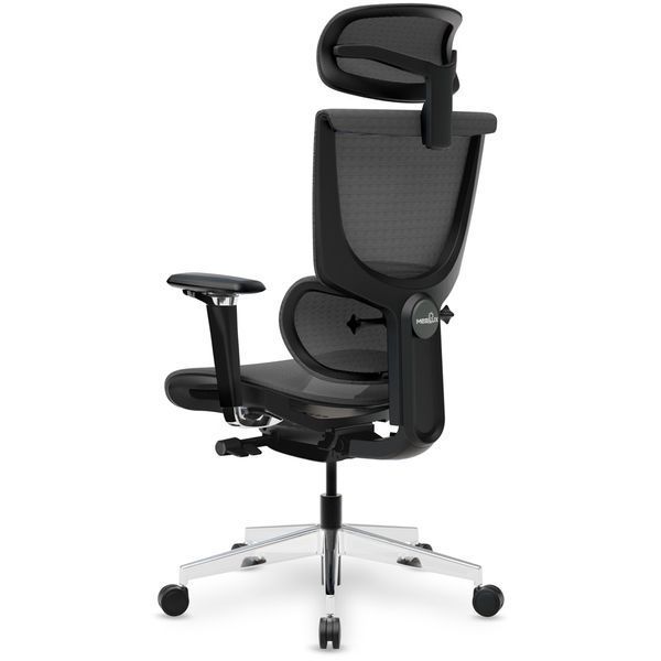 Крісло Mealux S8 Air Black Сітка Чорна 600100 HF-S8P M/B фото