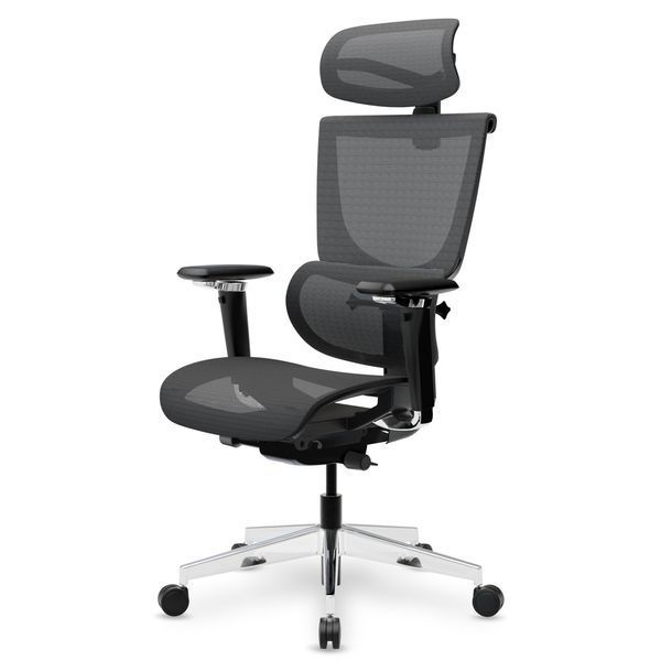 Крісло Mealux S8 Air Black Сітка Чорна 600100 HF-S8P M/B фото