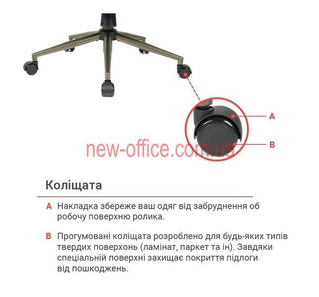 Крісло Гетьман (Hetʹman) Synchro, Тканина світло-сіра 500116 фото