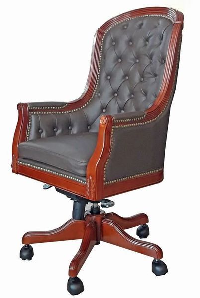 Крісло VIP Джермано (Dzhermano) Шкіра Коричнева 300110 фото