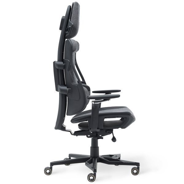 Крісло Cyberlux V10 Fabric Grey Тканина-Екошкіра Сіра 600138 GM-V10 FG фото