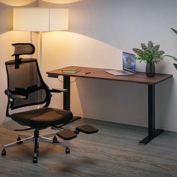 Стіл з електрорегулюванням висоти Mealux PowerDesk EVO-242 Duo (1400*600) Antique 600203 EVO-242 Duo Antique/B фото