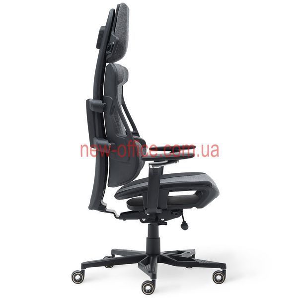 Крісло Cyberlux V10 Fabric Grey Тканина-Екошкіра Сіра 600138 GM-V10 FG фото