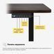 Стіл з електрорегулюванням висоти Mealux PowerDesk EVO-242 Duo (1400*600) Antique 600203 EVO-242 Duo Antique/B фото 10