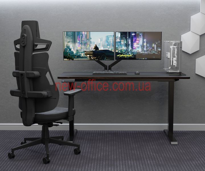 Крісло Cyberlux V8 Fabric Grey Тканина Сіра 600135 GM-V8 FG фото