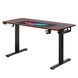 Стіл з електрорегулюванням висоти Mealux PowerDesk EVO-242 Duo (1400*600) Walnut 600203 EVO-242 Duo Walnut/B фото