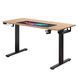 Стіл з електро регулюванням висоти Mealux PowerDesk EVO-242 Duo (1400*600) Mahogany 600203 EVO-242 Duo Mahogany/B фото